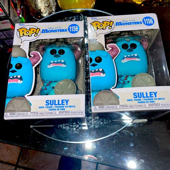 Sulley Funko pop Disney #1156: Monsters Inc. 20th: Sulley (with Lid Flocked) - Picture 1 of 2